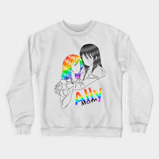 Proud Ally Mom Pride Month Love Wins Crewneck Sweatshirt